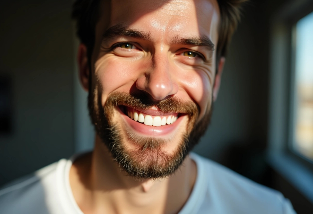 barbe teinte